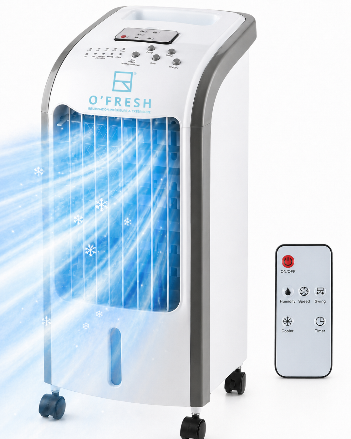 O'Fresh Rafraichisseur d’air 80W avec télécommande - Livraison avril 2027